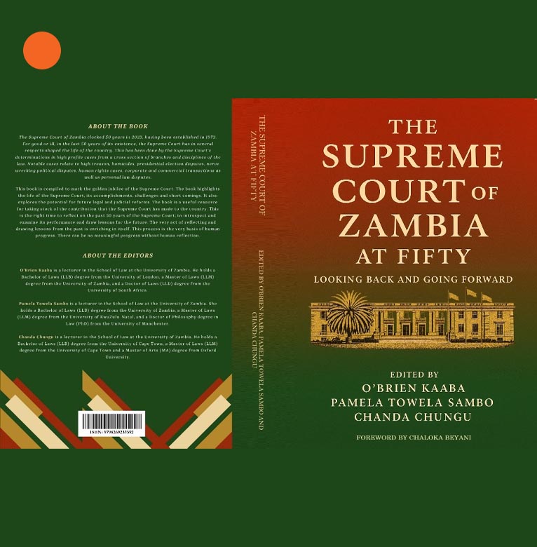 The Supreme Court Of Zambia At Fifty Book Cover